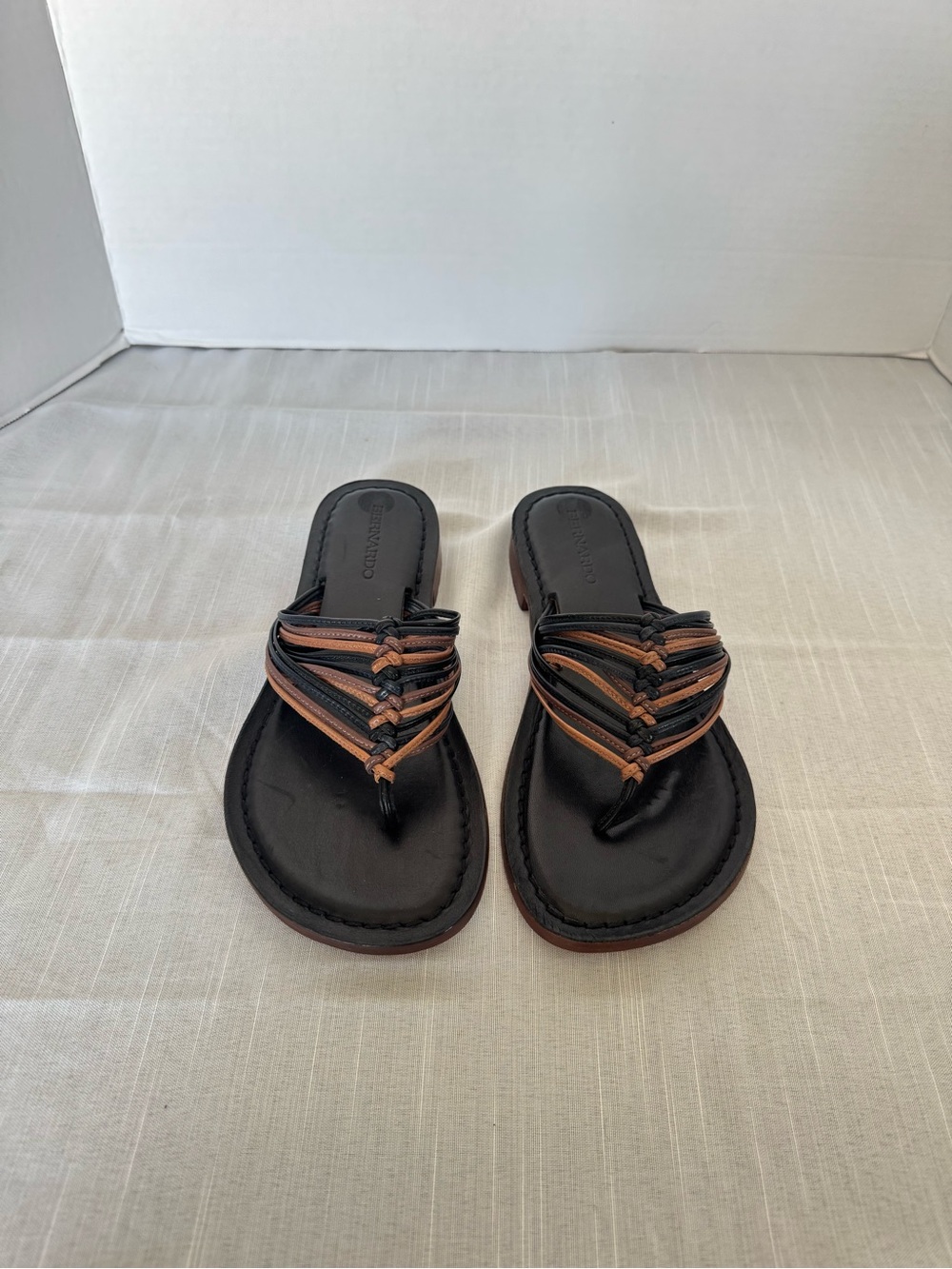 Bernardo Braided Thong Sandals - Women Size 8M